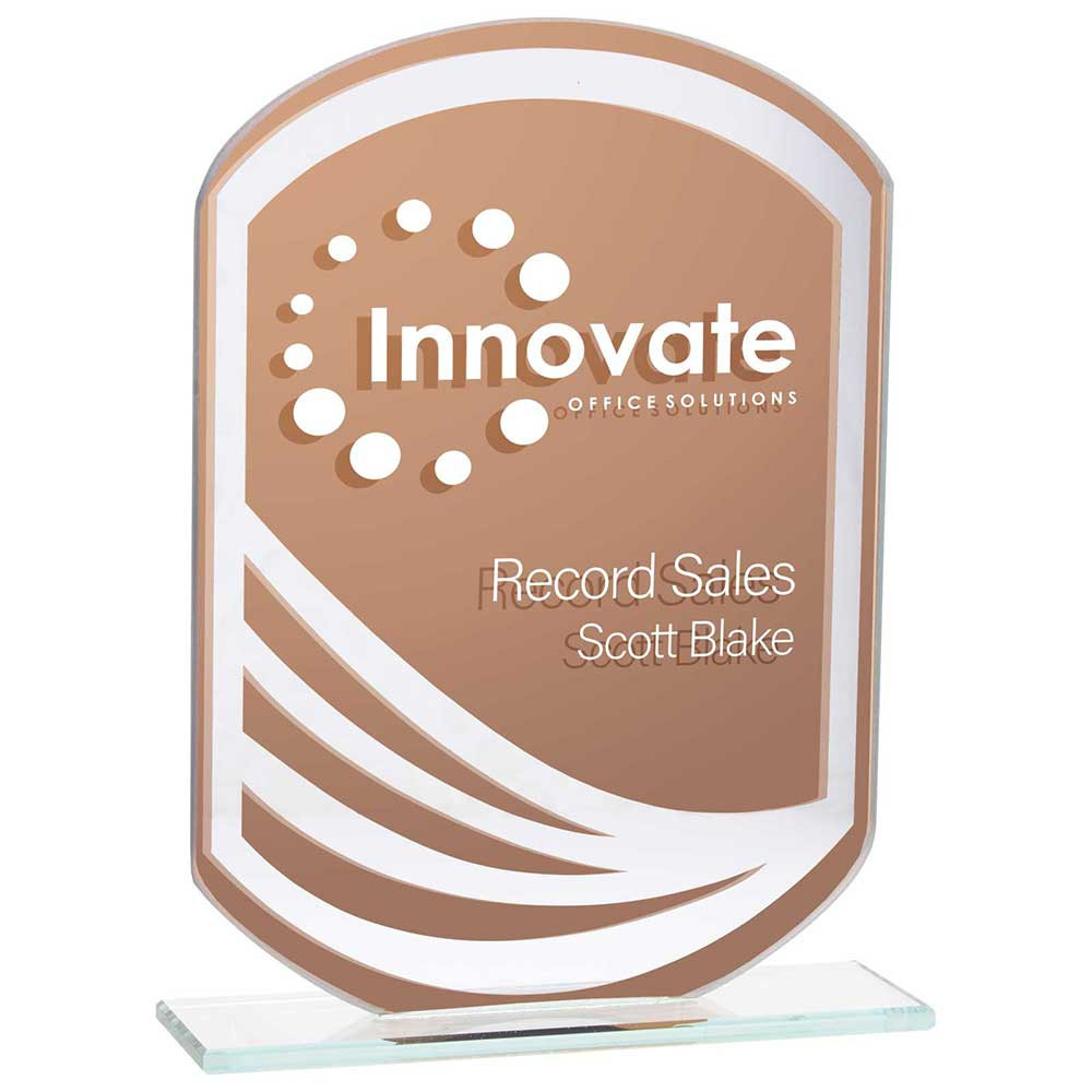 Argon Mirrored Glass Award Bronze 