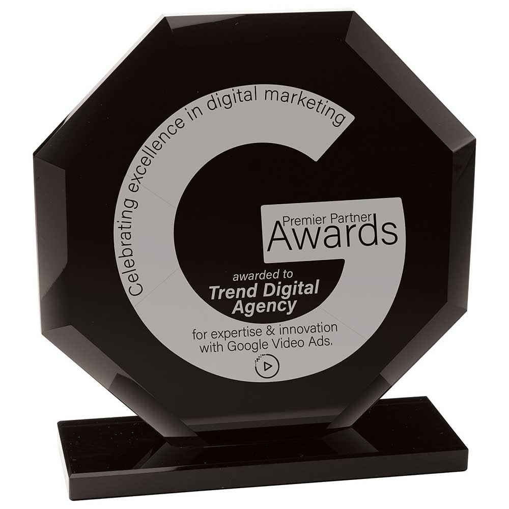 Octave Glass Award Jet Black 