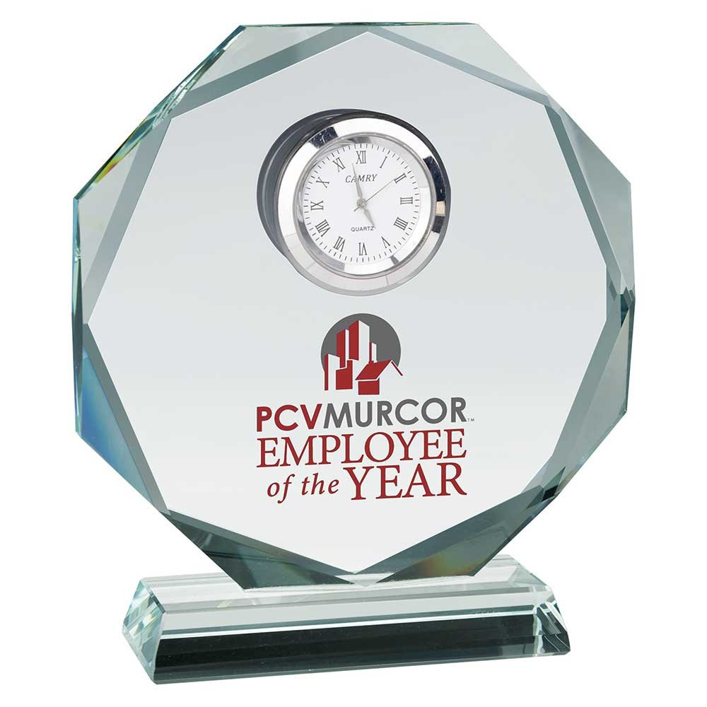 Recognition Clock Jade Award