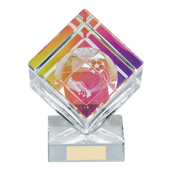 Victorious Football Cube Crystal Award