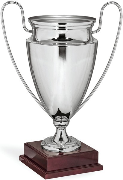 Football Award Silver cup Trophy with handles FREE Engraving A0251 