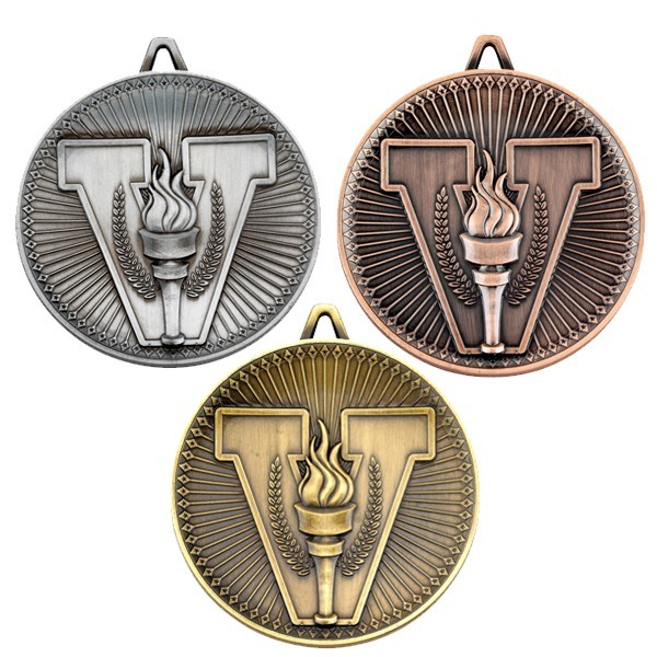 Victory Torch Deluxe Medal 60mm