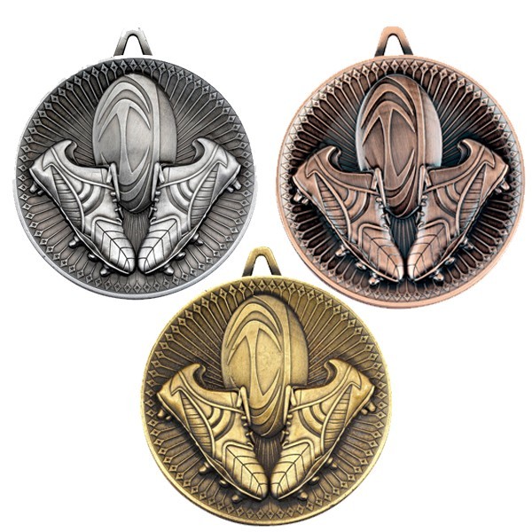 Rugby Deluxe Medal 60mm