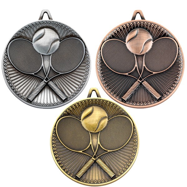 Tennis Deluxe Medal 60mm
