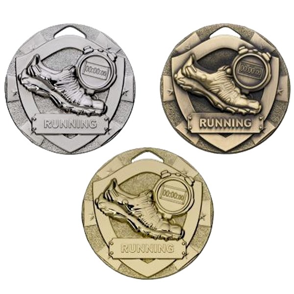 Running Mini Shield Medal