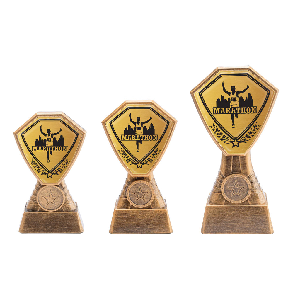 Antique Gold Marathon Plastic Tower