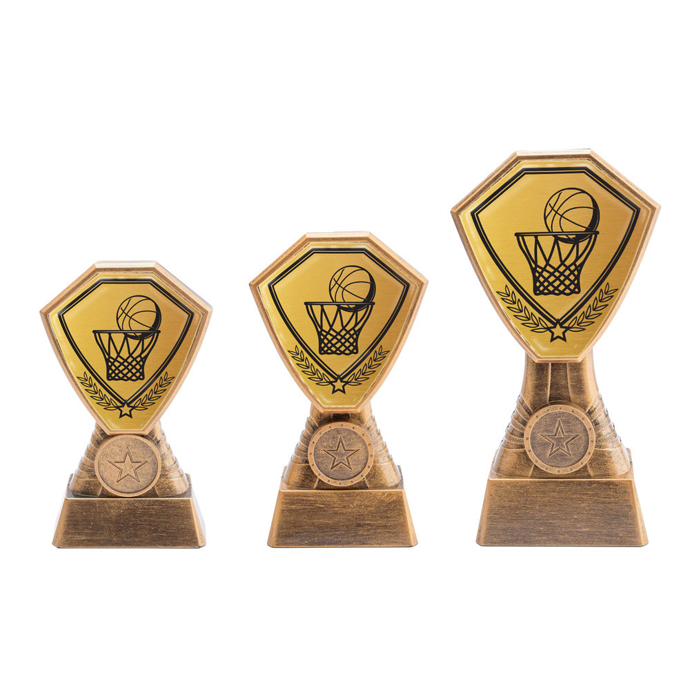 Antique Gold Basketball Plastic Tower