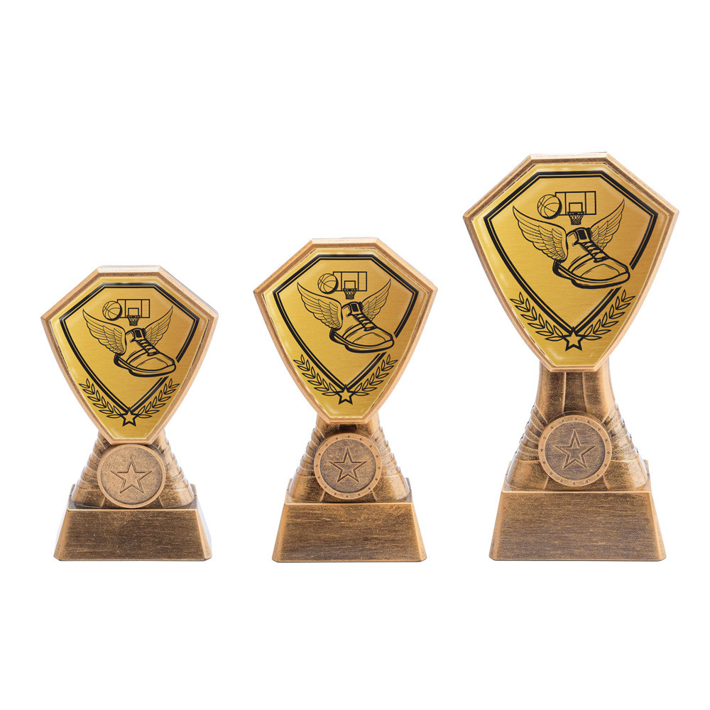 Antique Gold Basketball Plastic Tower