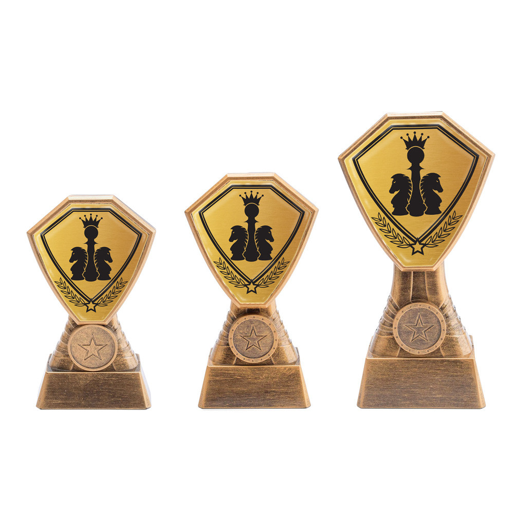 Antique Gold Chess Plastic Tower