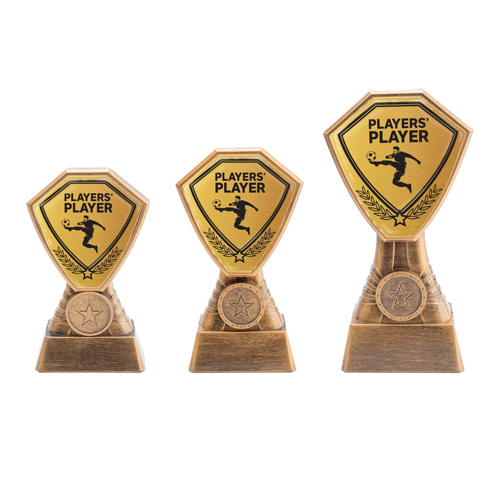 Antique Gold Player's Player Football Plastic Tower