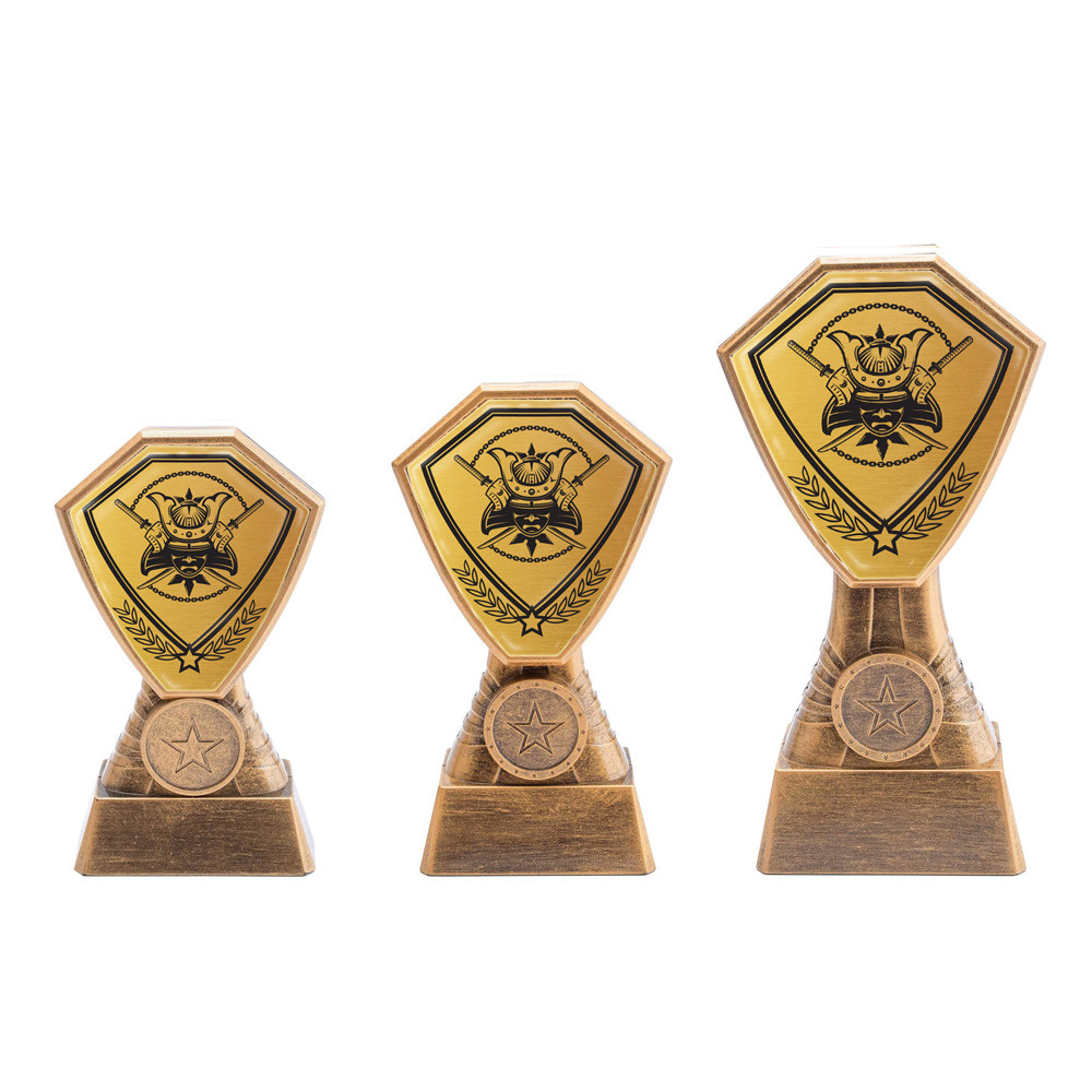 Antique Gold Martial Arts Plastic Tower