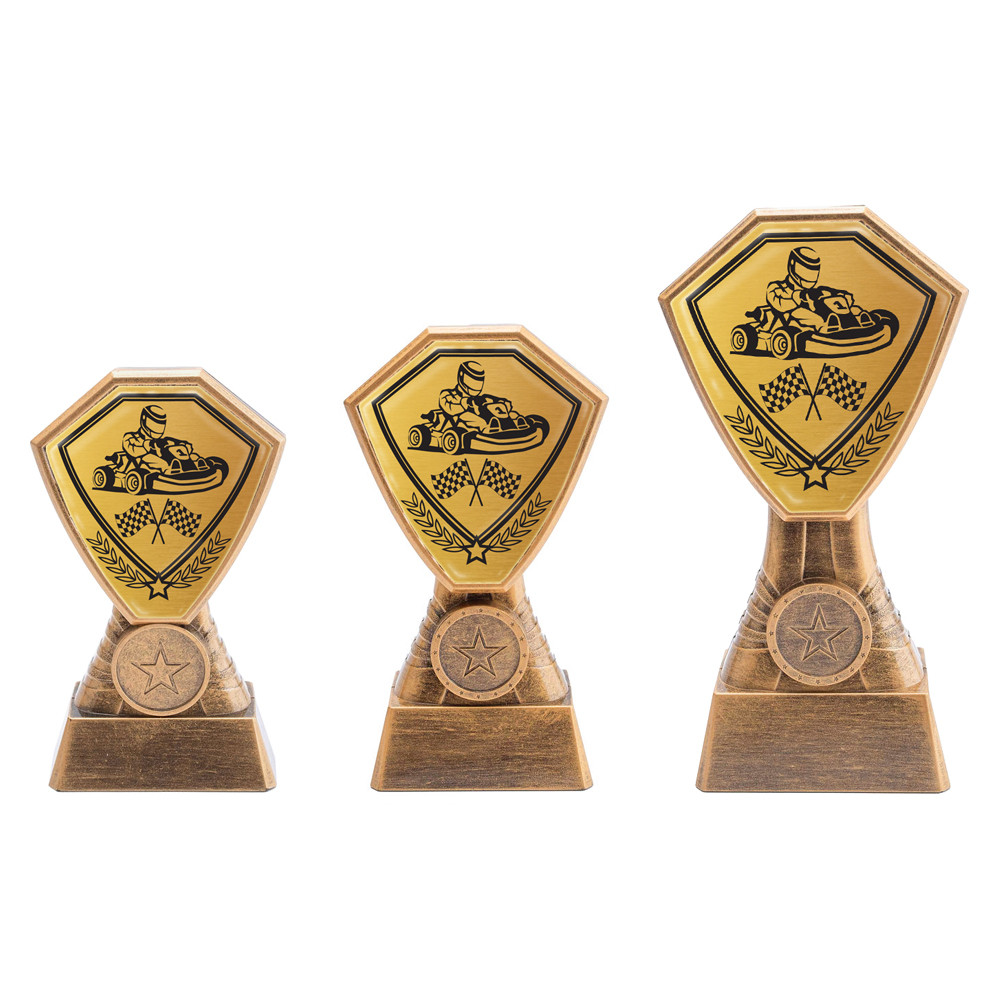 Antique Gold Karting Plastic Tower