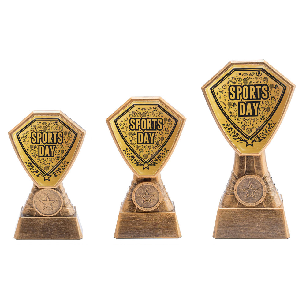 Antique Gold Sports Day Plastic Tower