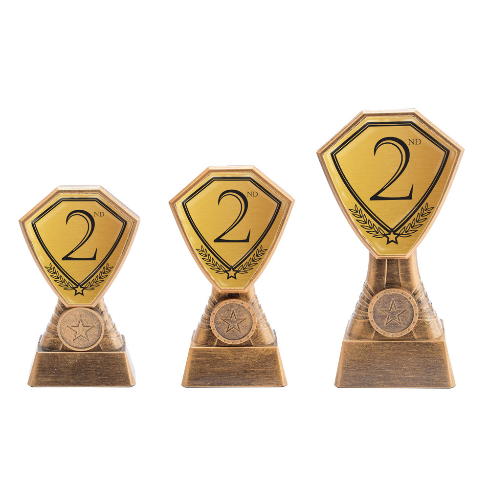 Antique Gold 2nd Place Plastic Tower
