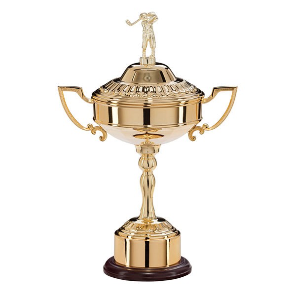 Sterling Gold Plated Golf Cup