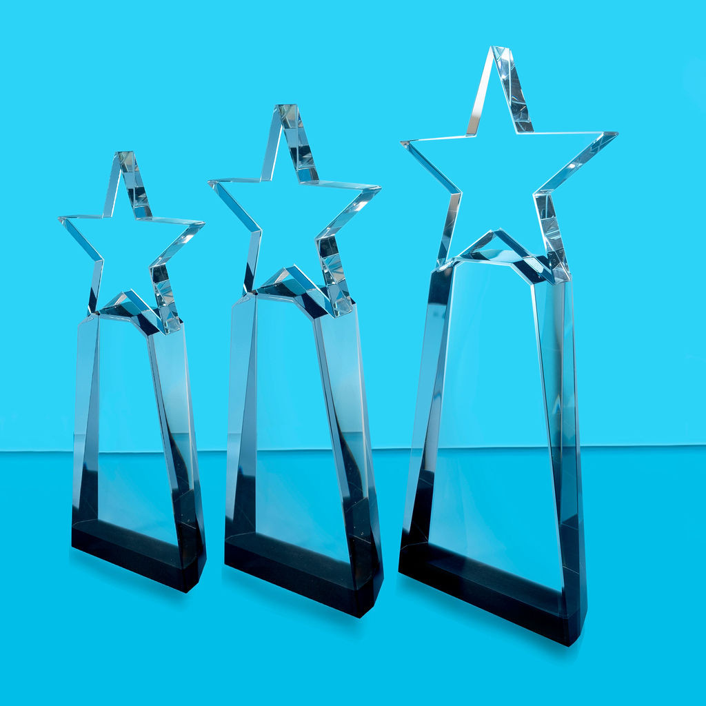 Houston Crystal Star Award - UV Colour Printing