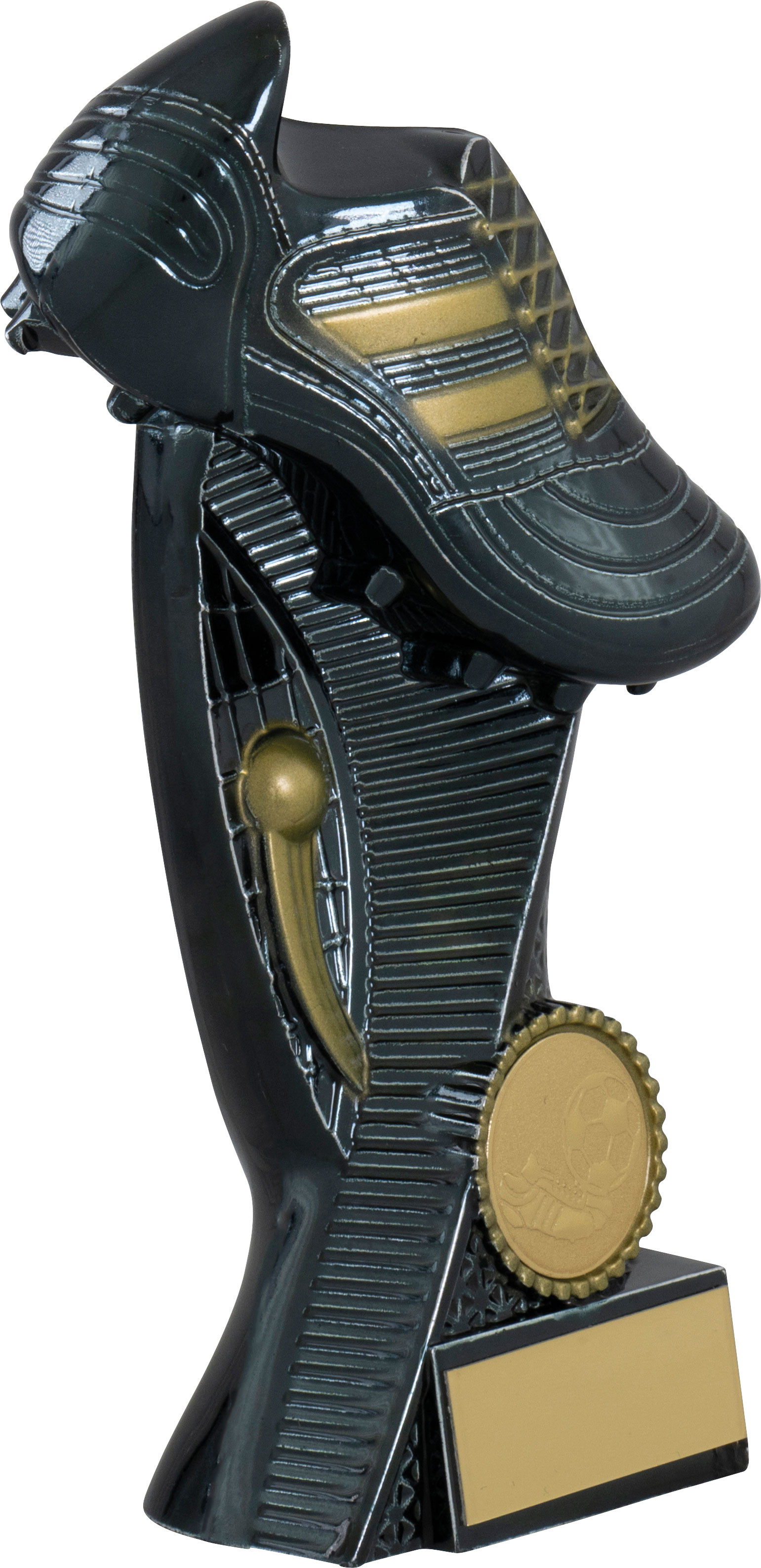Black Resin Football Boot