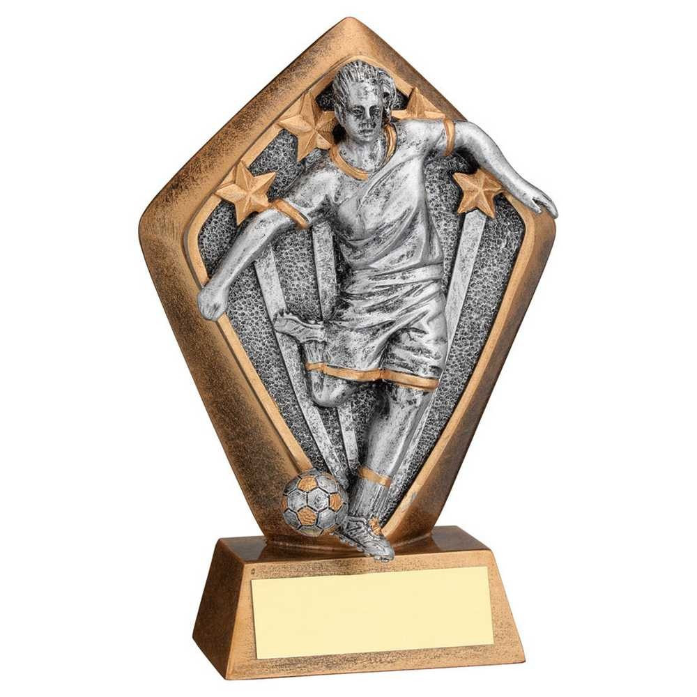 Bronze Female Football Diamond Award