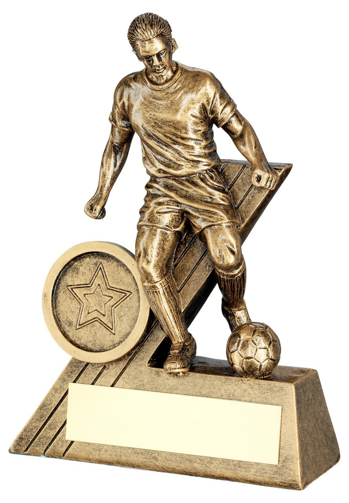 Brz/Gold Male Football Mini Figure  