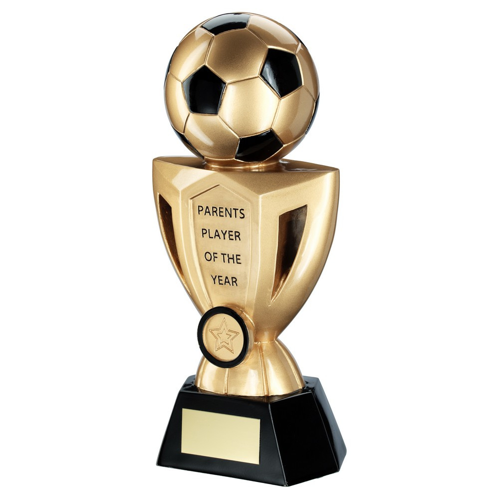 Brz/Pew/Gold Football On Cup  - Parents Player
