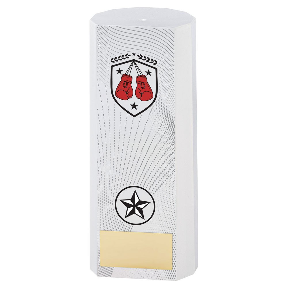 White Plastic Filled Column Boxing