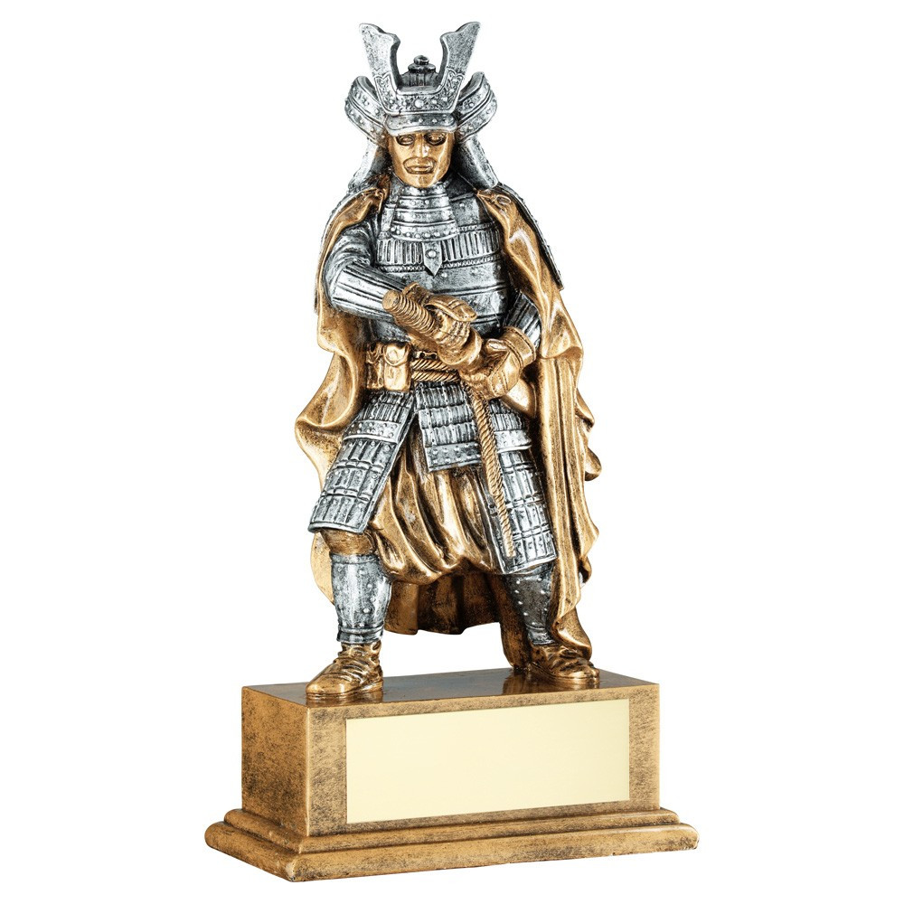 Antique Bronze Samurai Figure