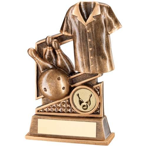Bronze/Gold Ten Pin Diamond Series Trophy