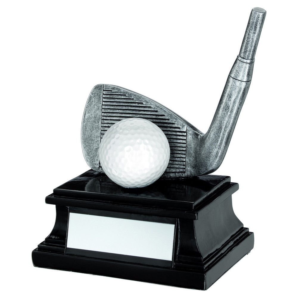 Pew/White/Black Golf Club And Ball Wedge