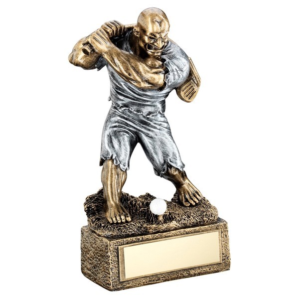 Bronze / Pewter Golf 'Beast' Figure Trophy