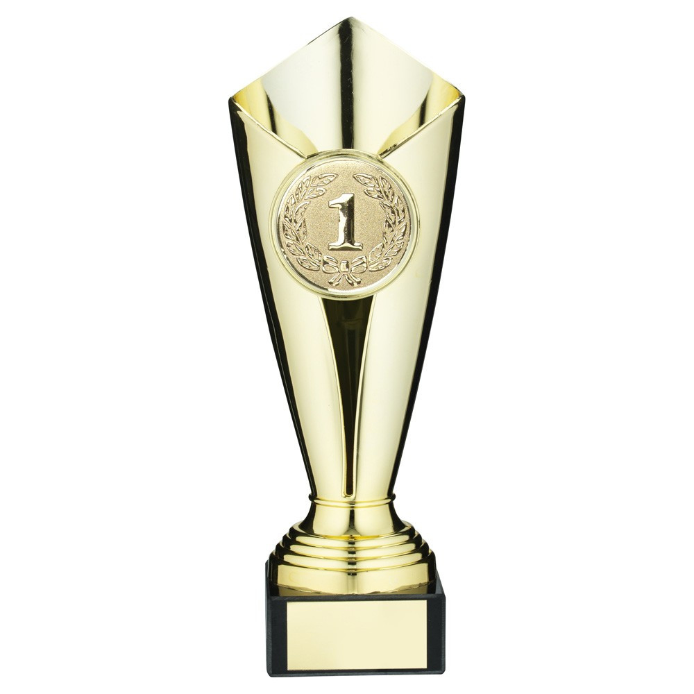 Gold Plastic Tulip Trophy Cup