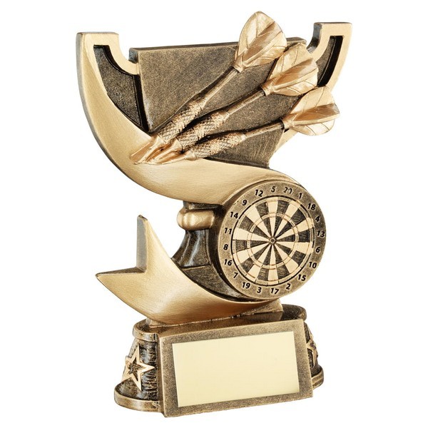 Bronze/Gold Cup Range For Darts Trophy 