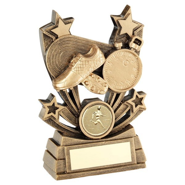 Bronze/Gold Shooting Star Series Athletics Trophy 