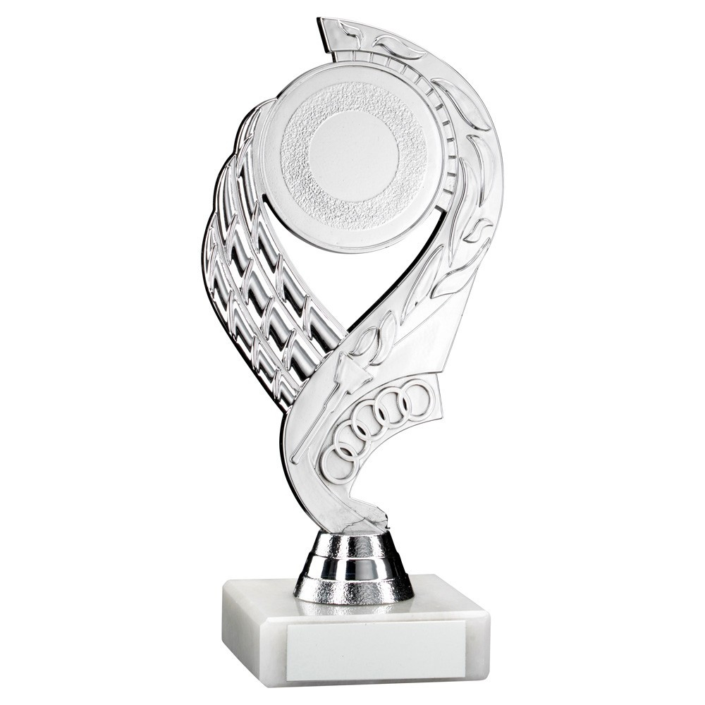 Silver 'Olympic' Holder on Marble Base