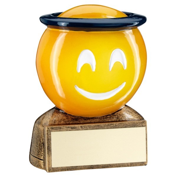 Yellow Halo Emoji Trophy
