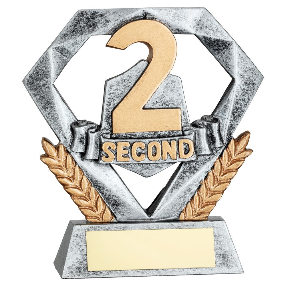 Gold Second Place Mini Diamond