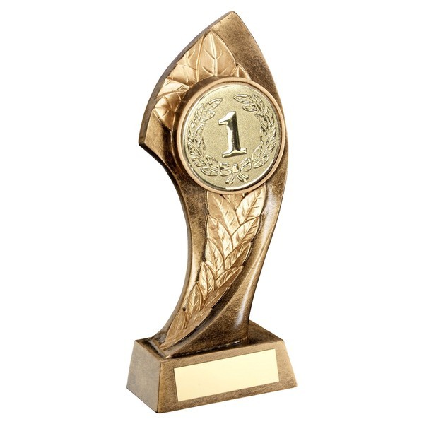 Bronze / Gold Twisted Leaf Trophy