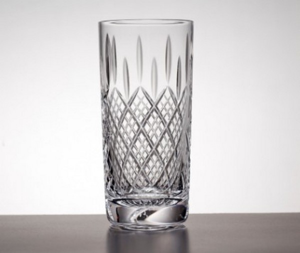 Lincoln High Ball Crystal Glass with Panel