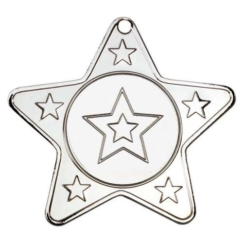 Star Shaped Medal with 5 Mini Stars 