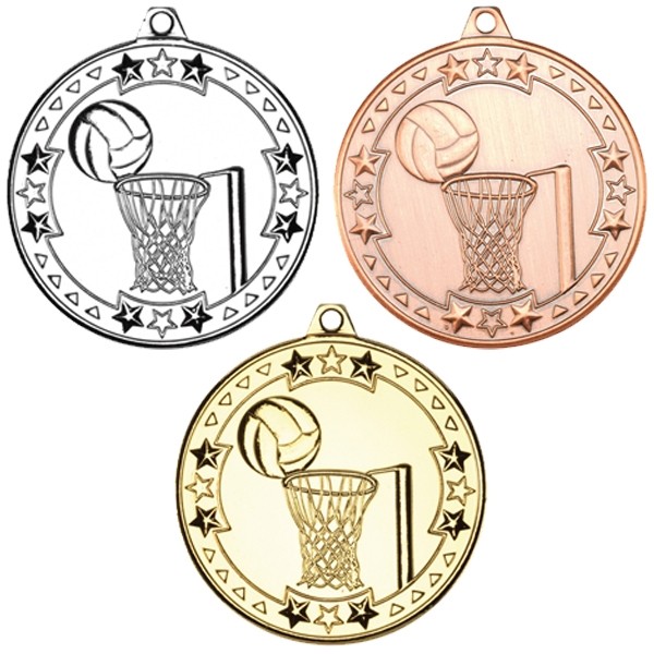 Netball 'Tri Star' Medal