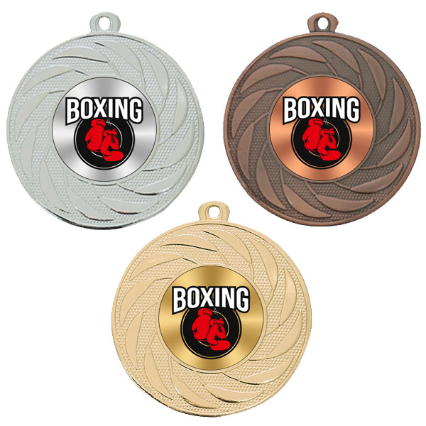 Boxing 50mm Medal