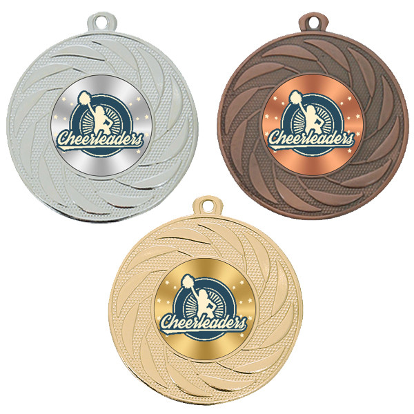 Cheerleading 50mm Medal