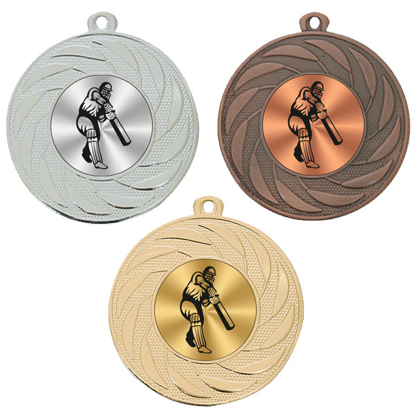 Cricket 50mm Medal
