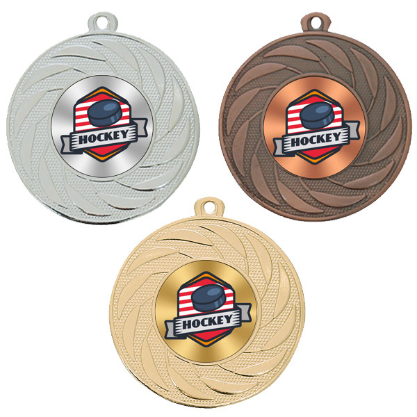 Hockey 50mm Medal