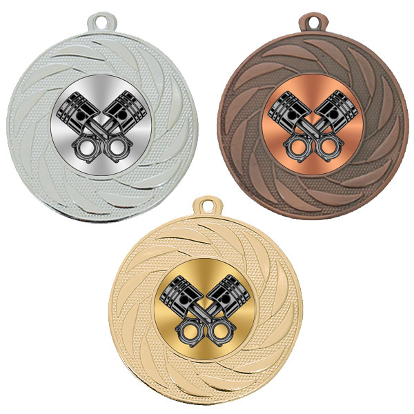 Motorsport 50mm Medal