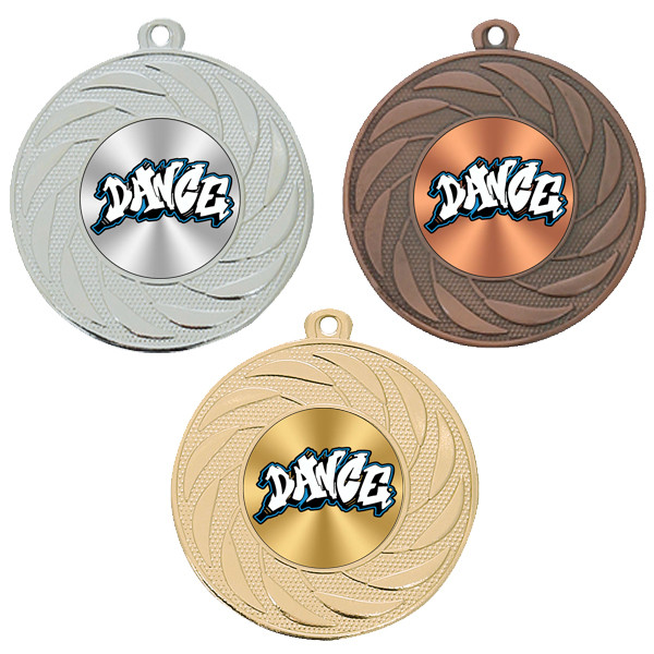 Street Dancing 50mm Medal
