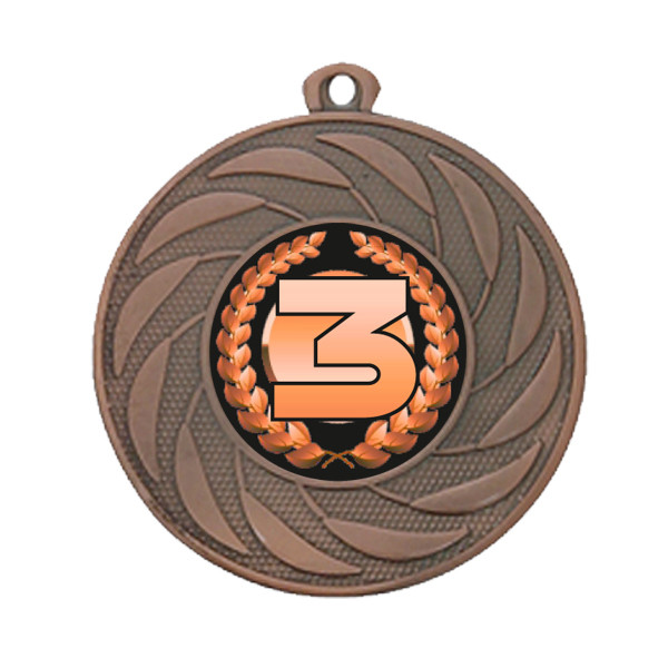 1st, 2nd & 3rd Place 50mm Medal