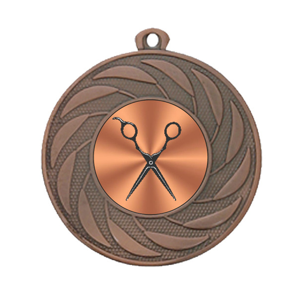 Hairdressing 50mm Medal