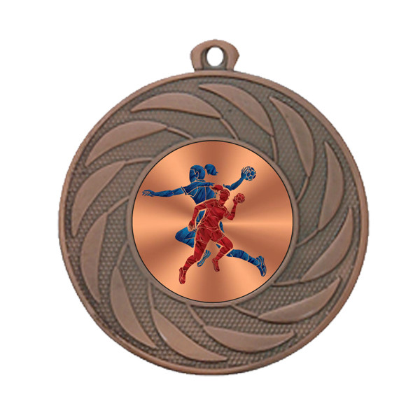 Handball 50mm Medal
