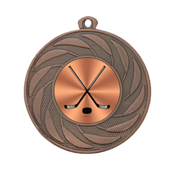 Ice Hockey 50mm Medal