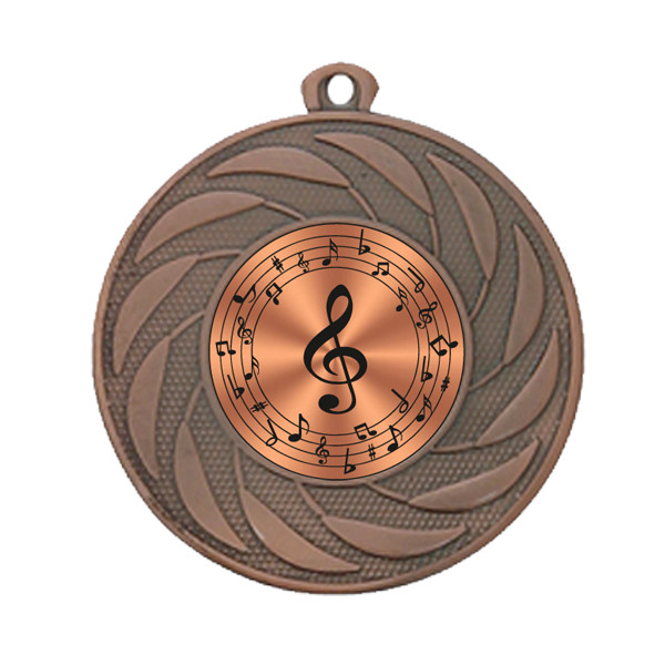 Music 50mm Medal